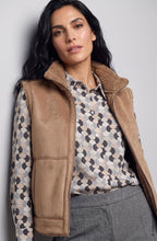 Hazelnut Reversible Faux Fur Gilet