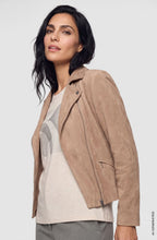 Hazelnut Suede Effect Jacket