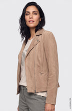 Hazelnut Suede Effect Jacket