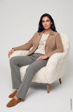Hazelnut Suede Effect Jacket