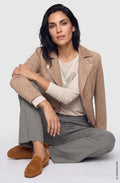 Hazelnut Suede Effect Jacket