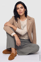 Hazelnut Suede Effect Jacket