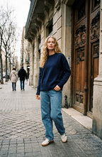 Florinda Dress Blue Relaxed Jumper