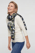 Moss Green Lightweight Frayed Edge Scarf
