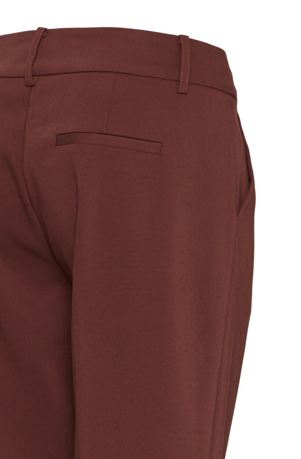 Rum Raisin Tessa Casual Fit Trousers