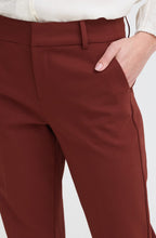 Rum Raisin Tessa Casual Fit Trousers
