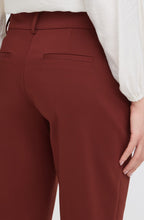 Rum Raisin Tessa Casual Fit Trousers
