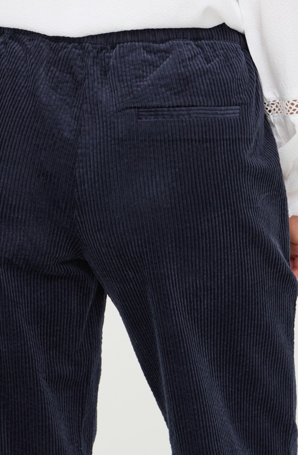Salute Blue Jumbo Cord Trousers
