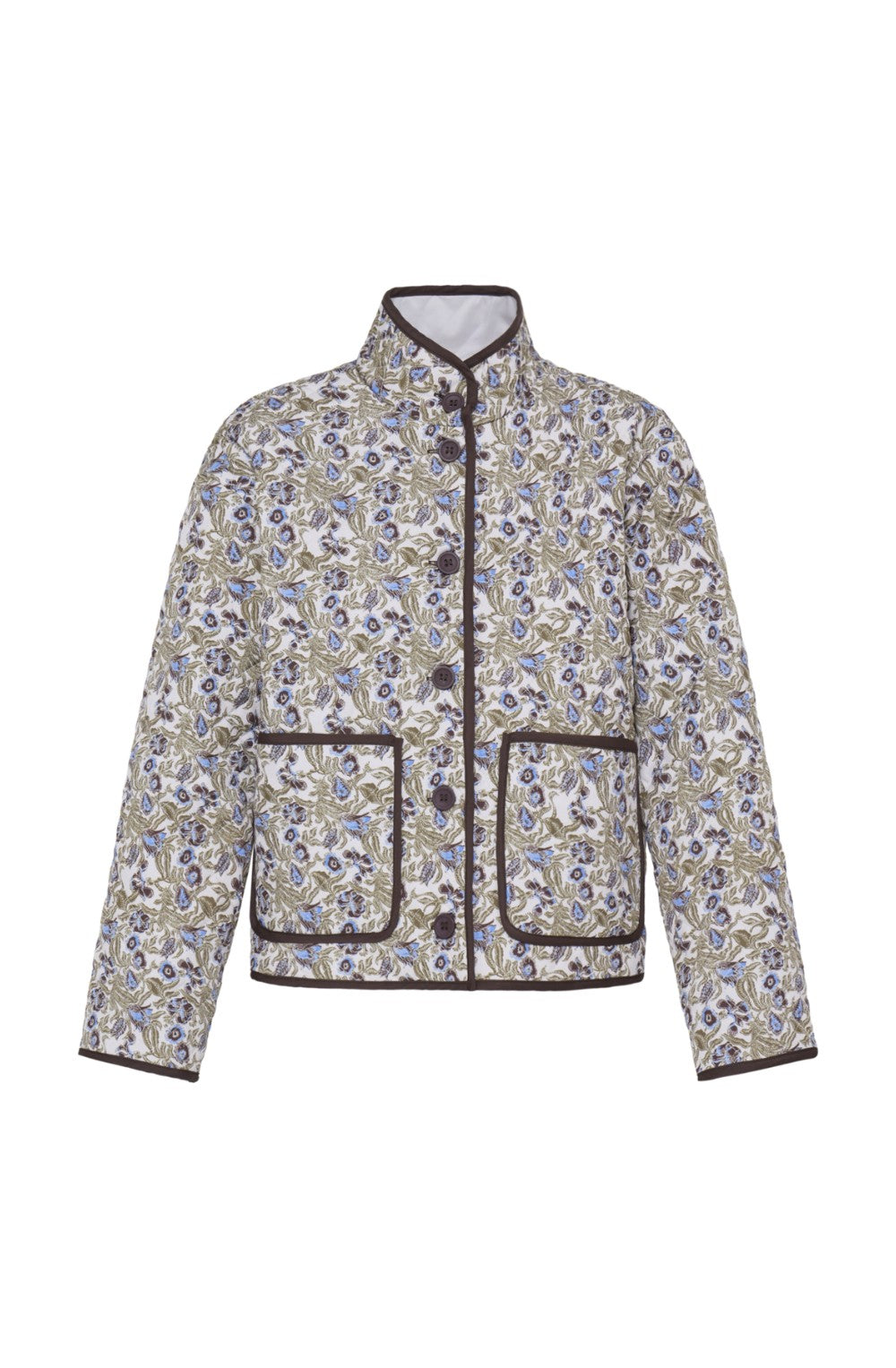 Entangled Floral Claudine Quilted Jacket