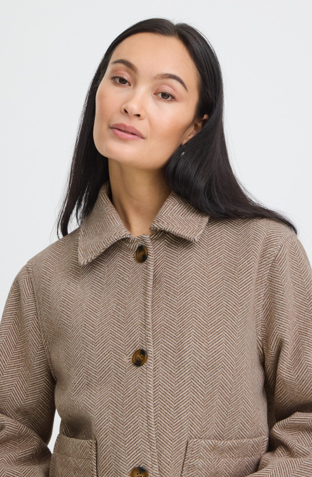 Rain Drum Herring Bone Jacket