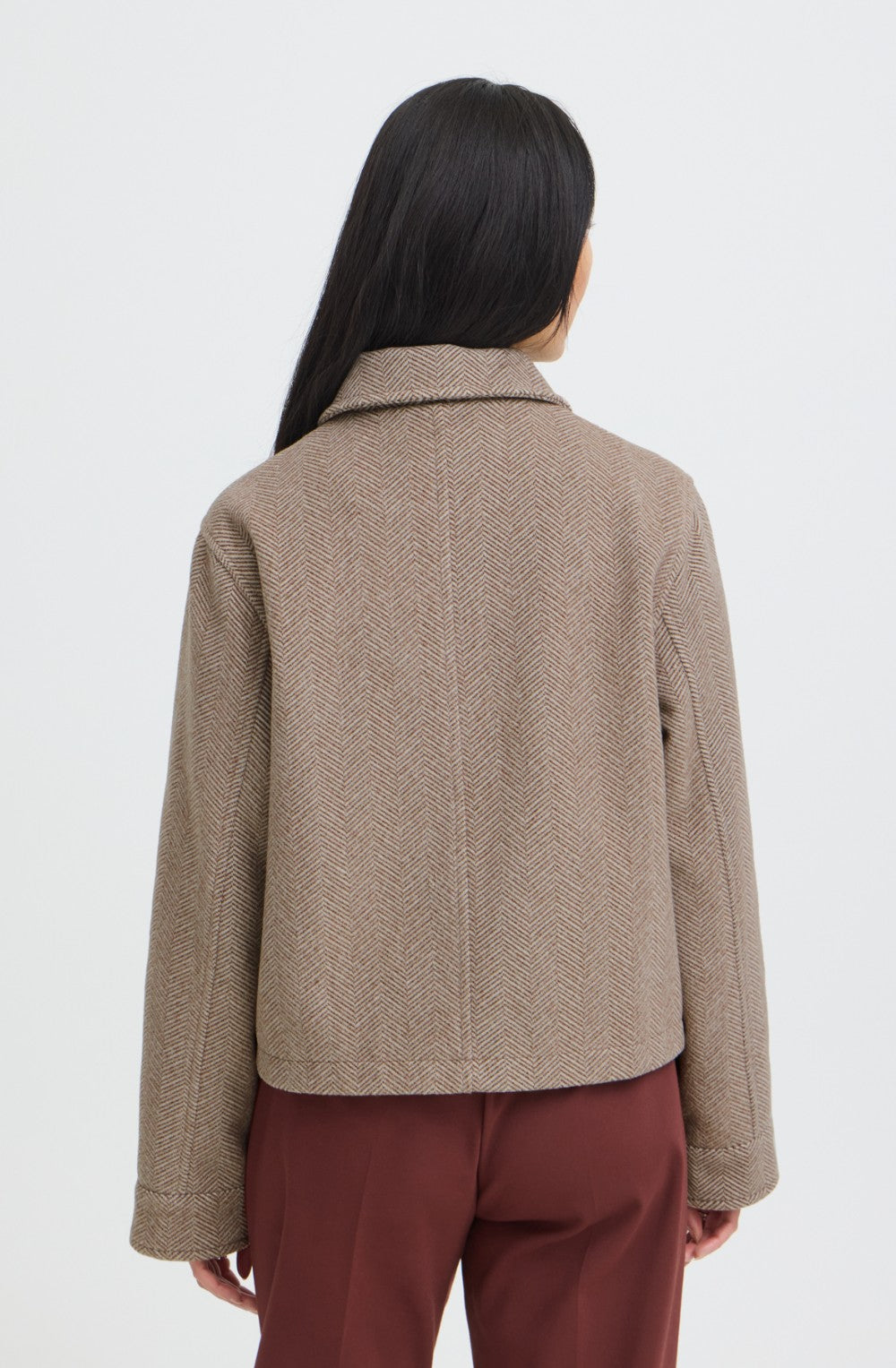 Rain Drum Herring Bone Jacket