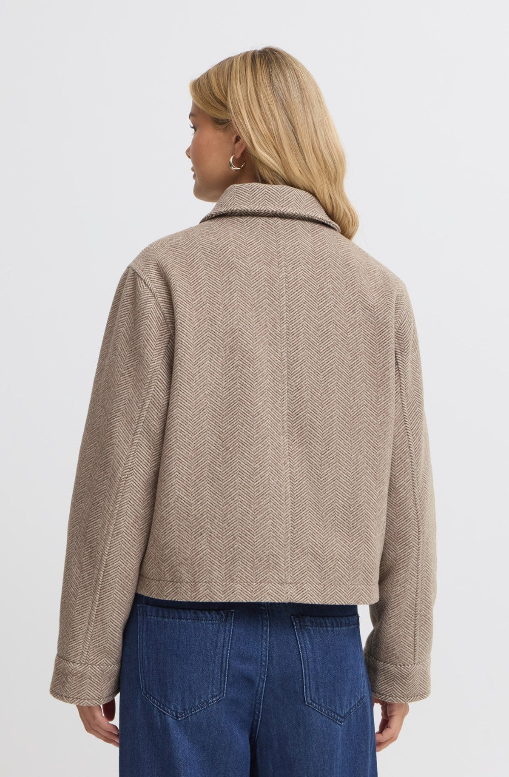 Rain Drum Herring Bone Jacket