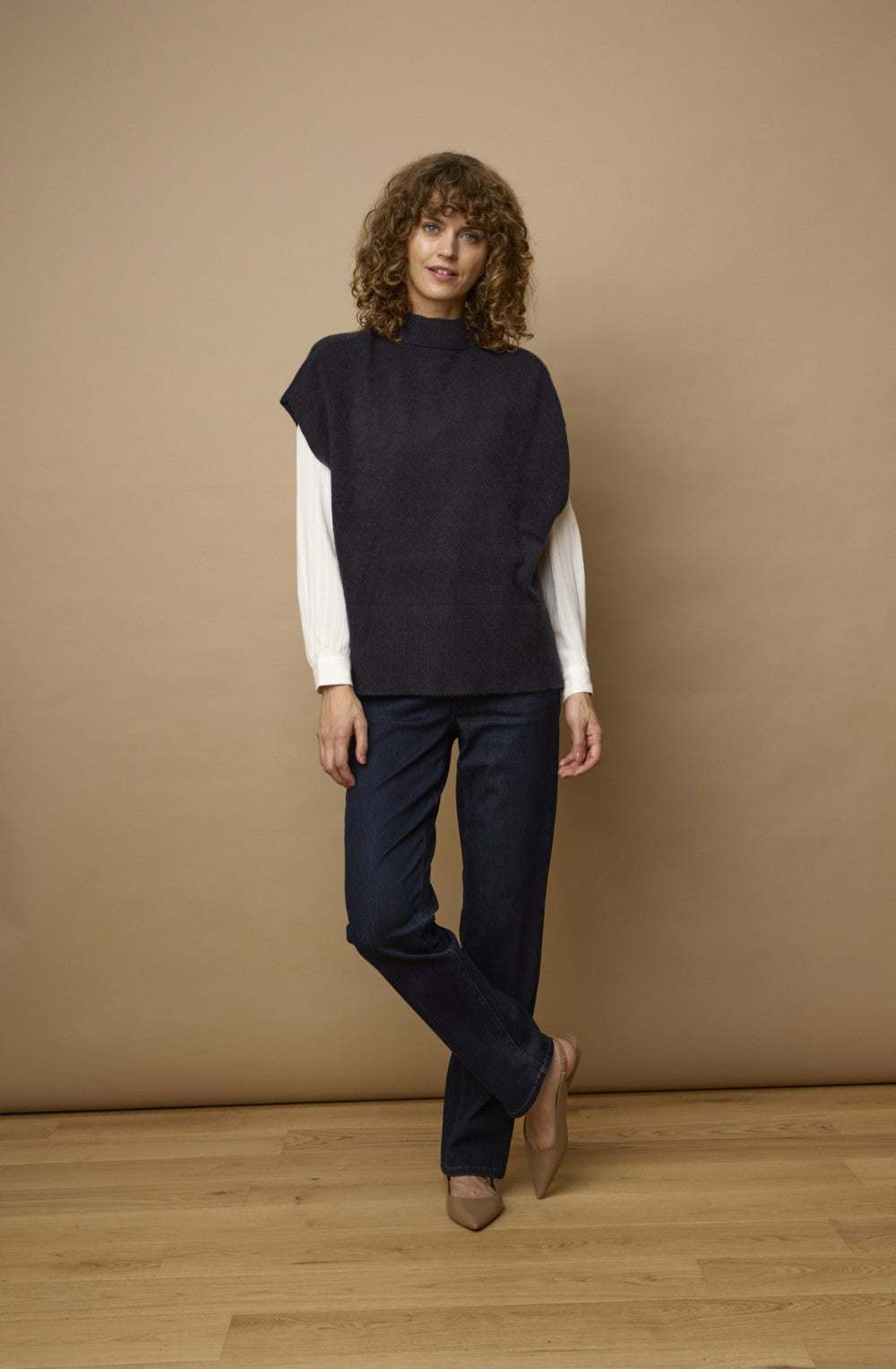 Salute Melange Knit Slipover