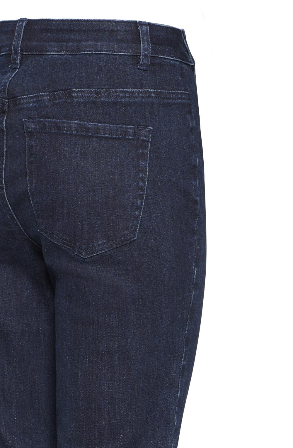 Blue Denim Straight Leg Jeans