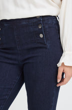 Blue Denim Straight Leg Jeans
