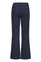 Blue Denim Straight Leg Jeans