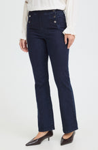 Blue Denim Straight Leg Jeans