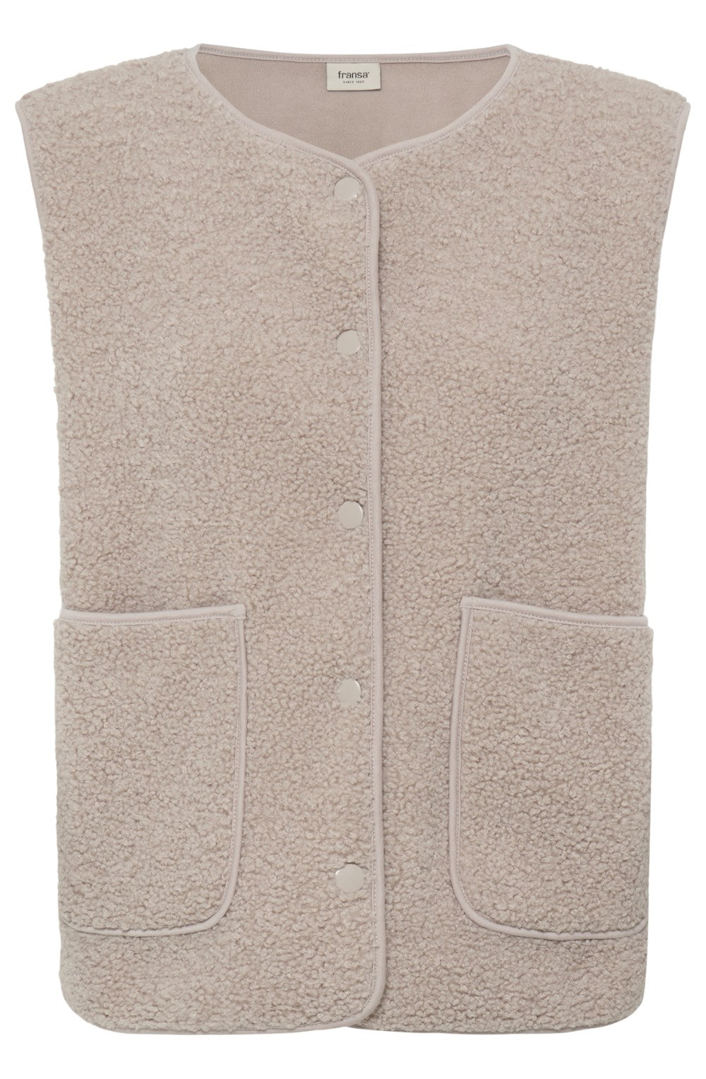 Beige Teddy Waistcoat
