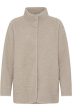 Beige Oversized Teddy Coat