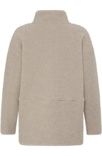 Beige Oversized Teddy Coat