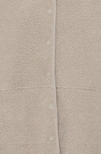 Beige Oversized Teddy Coat