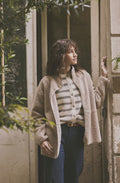 Beige Oversized Teddy Coat