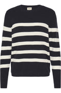 Salute Blue & White Striped Jumper