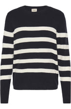 Salute Blue & White Striped Jumper