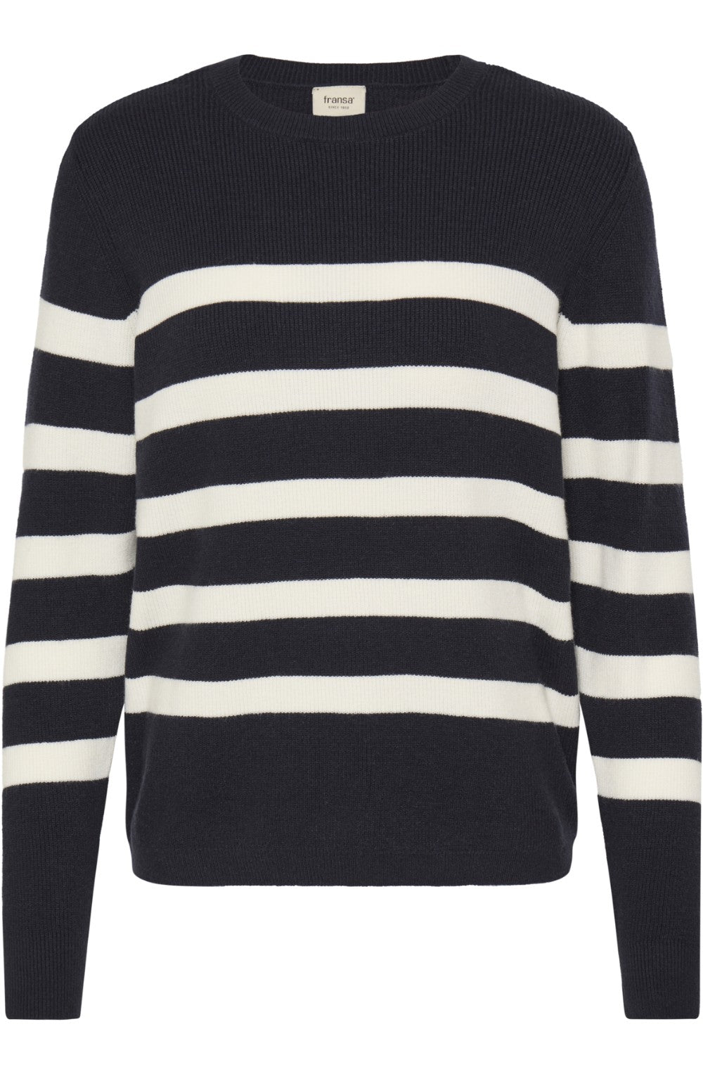 Salute Blue & White Striped Jumper