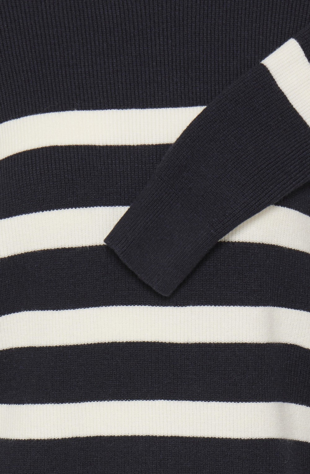 Salute Blue & White Striped Jumper