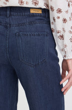 Blue Denim Wide Leg Jeans