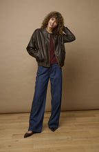 Blue Denim Wide Leg Jeans