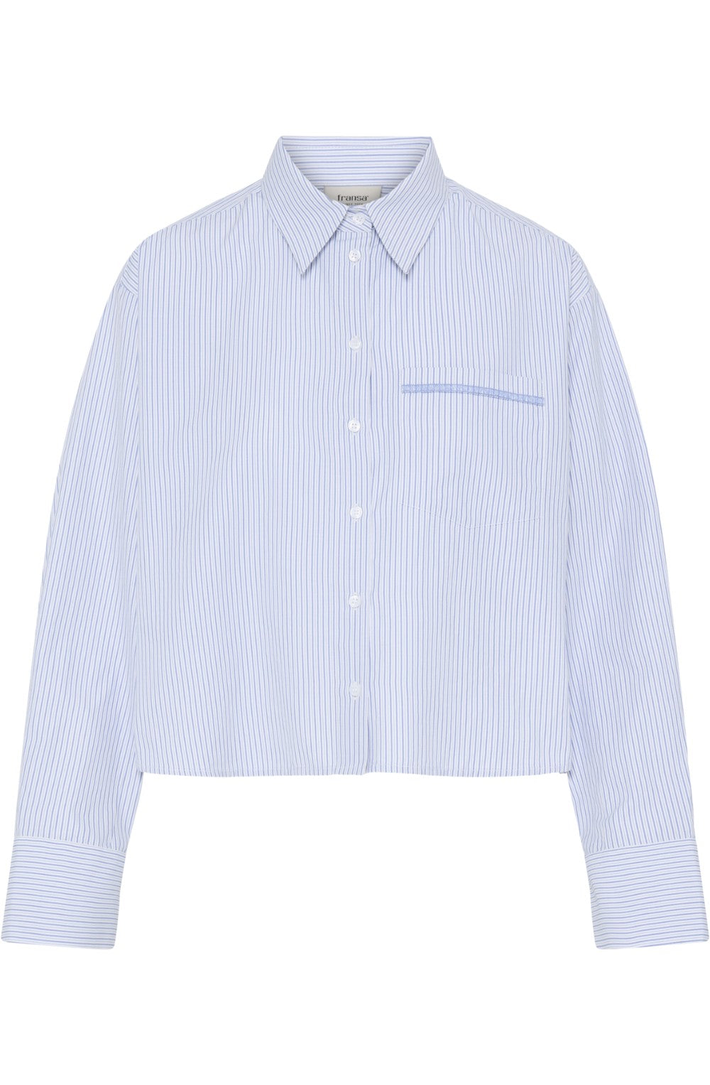 Blue Striped Boxy Shirt