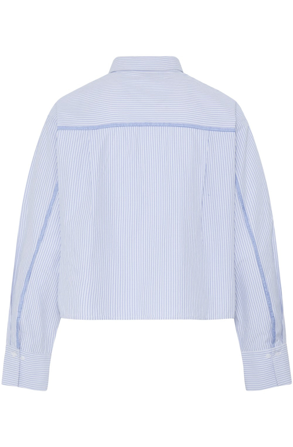 Blue Striped Boxy Shirt