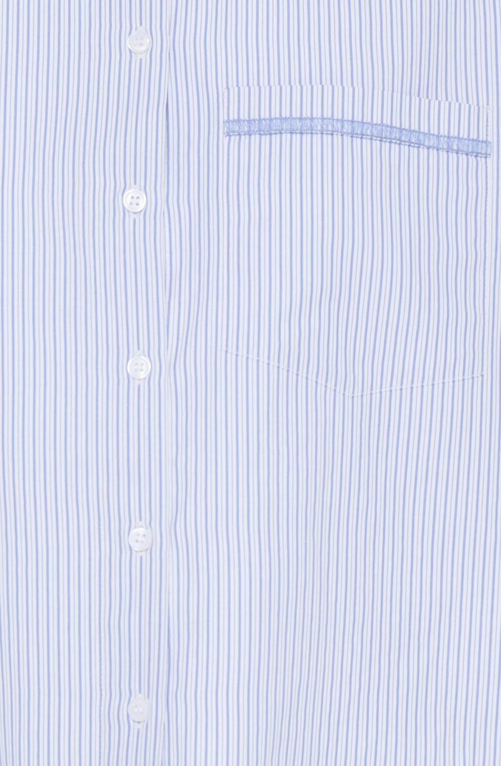 Blue Striped Boxy Shirt