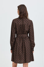Hot Fudge Spot Print Shirt Dress