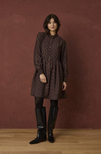 Hot Fudge Spot Print Shirt Dress