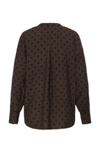 Hot Fudge Spot Print Blouse