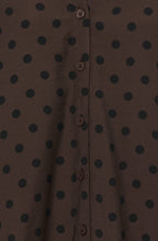 Hot Fudge Spot Print Blouse