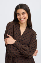 Hot Fudge Spot Print Blouse