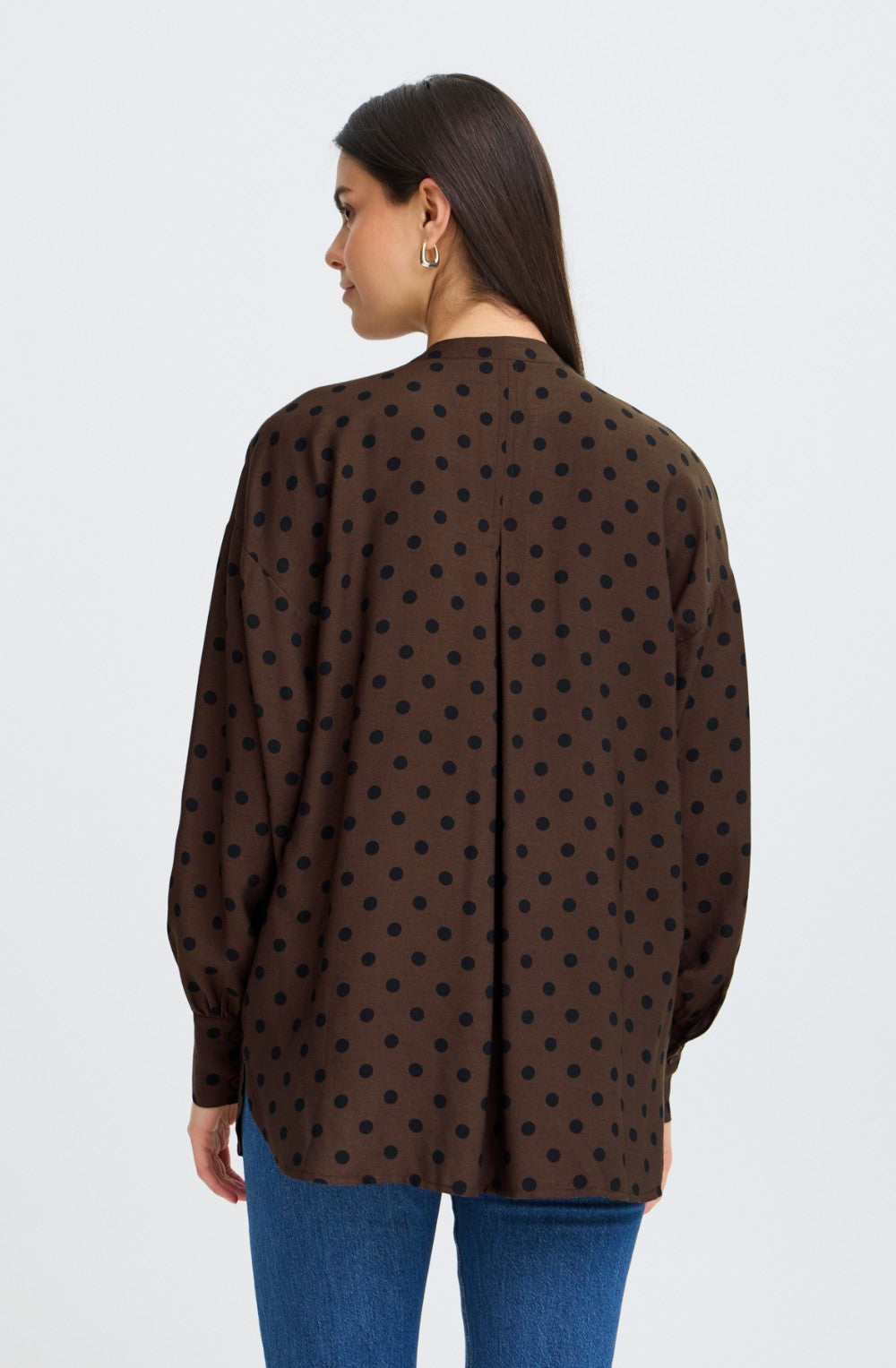 Hot Fudge Spot Print Blouse