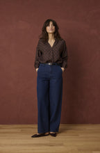 Hot Fudge Spot Print Blouse