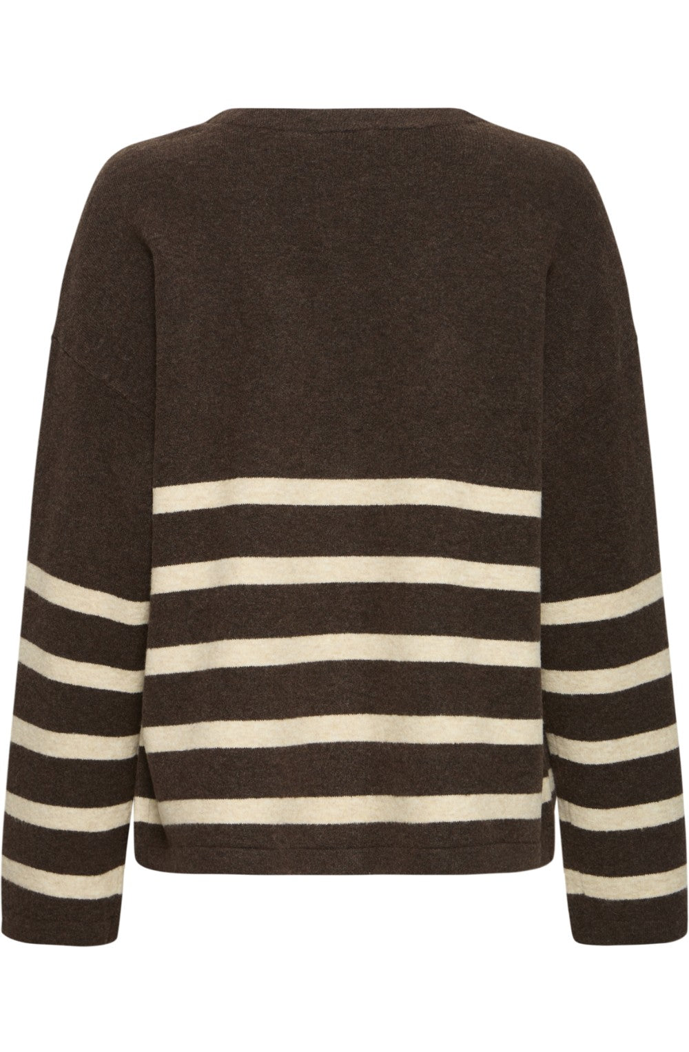 Hot Fudge Striped Open Cardigan
