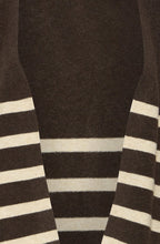 Hot Fudge Striped Open Cardigan