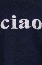 Salute Blue Ciau Motif Jumper