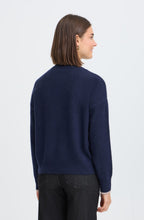 Salute Blue Ciau Motif Jumper