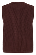 Hot Fudge Waffle Knit Waistcoat