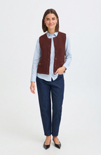 Hot Fudge Waffle Knit Waistcoat