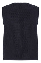 Salute Blue Waffle Knit Waistcoat