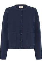 Navy Knit Cardigan